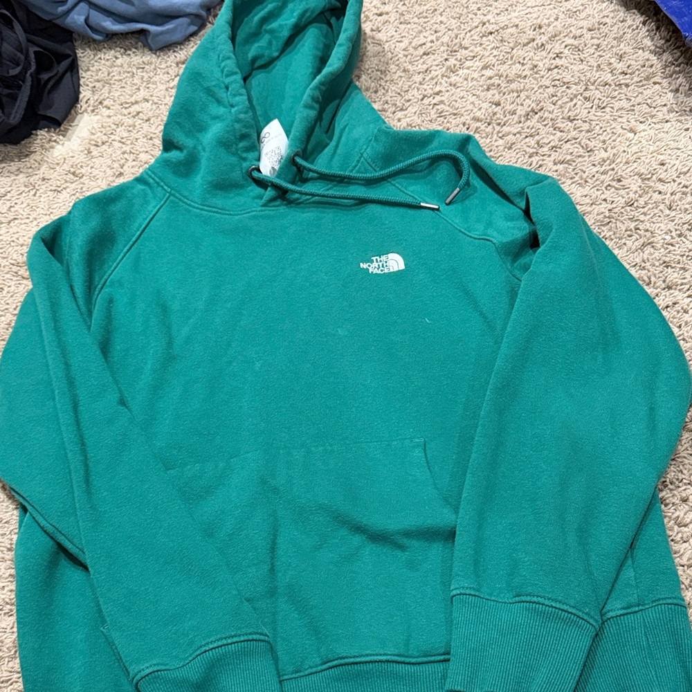 The North Face Men's green  Hoodie